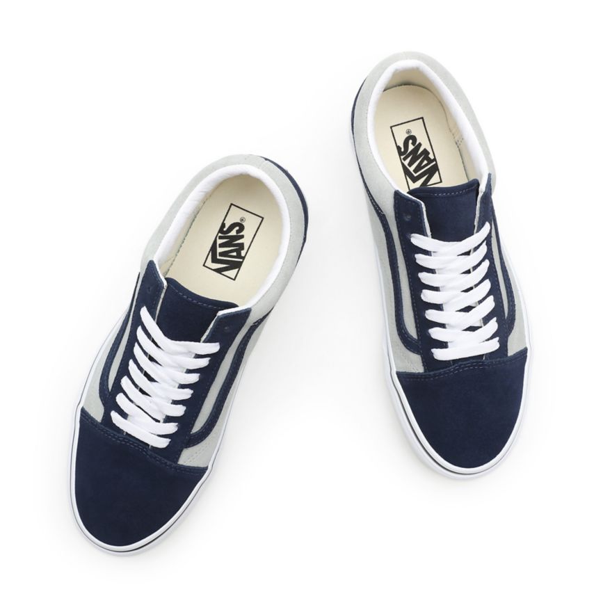 Vans 2-Tone Suede Old Skool Azul Marino | VN967L2TU02