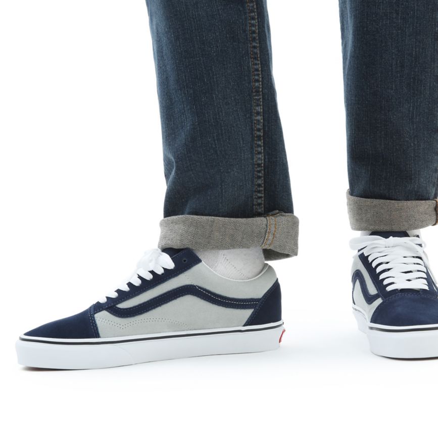 Vans 2-Tone Suede Old Skool Azul Marino | VN967L2TU02