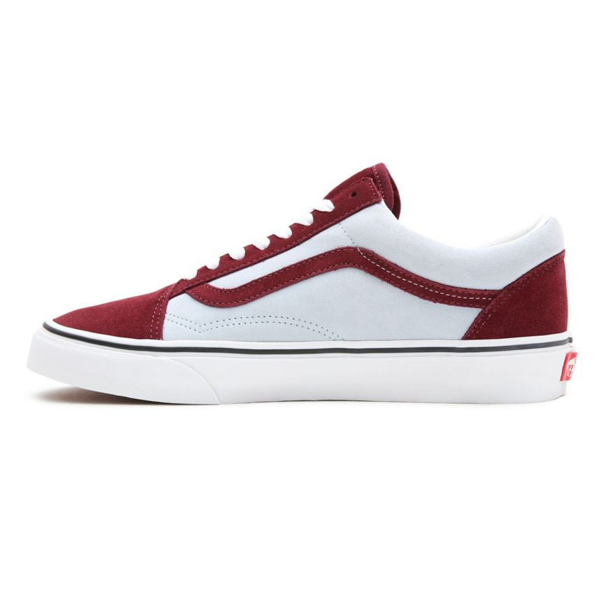 Vans 2-Tone Suede Old Skool Burdeos | VN821K0QJ56