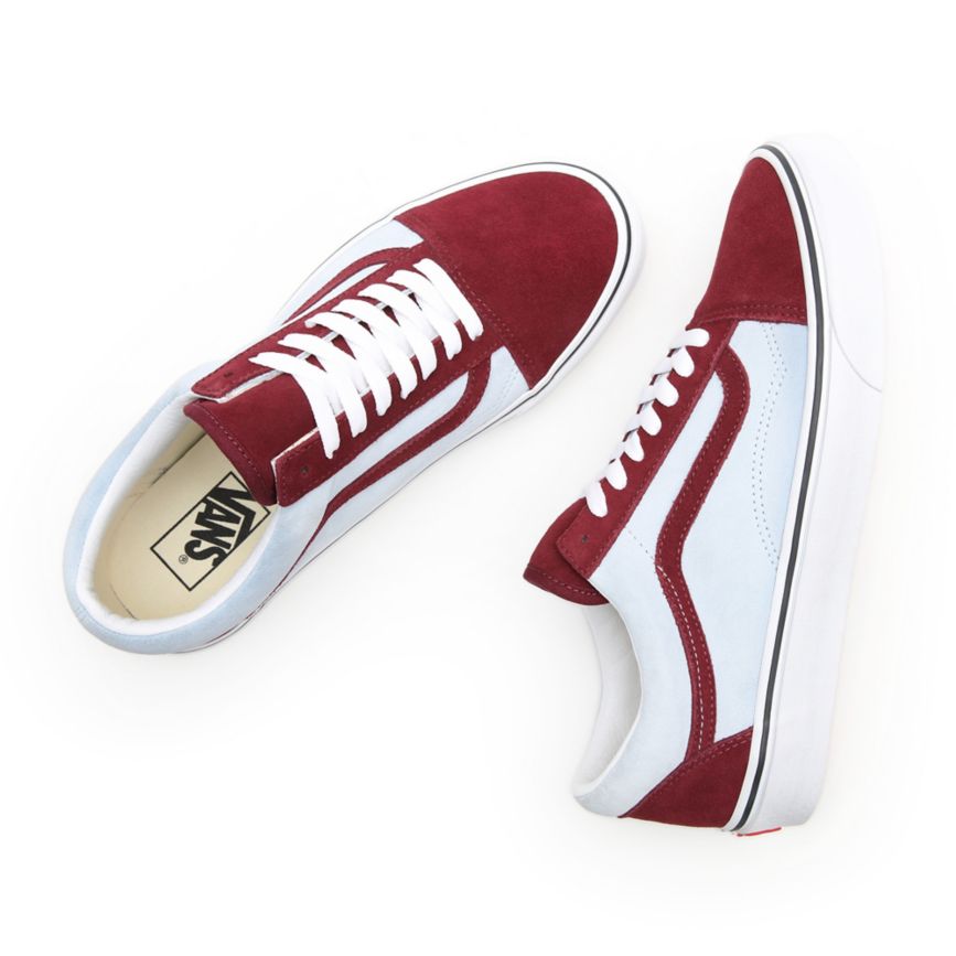 Vans 2-Tone Suede Old Skool Rojas | VN923I9VS40