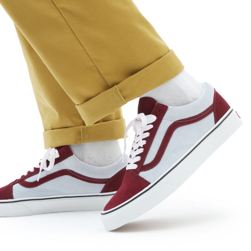 Vans 2-Tone Suede Old Skool Rojas | VN923I9VS40