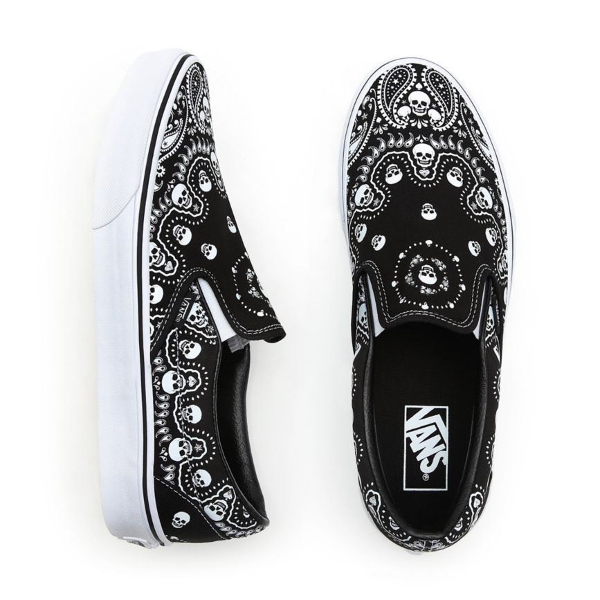 Vans Bandana Classic Slip-On Negras | VN687S9BK08