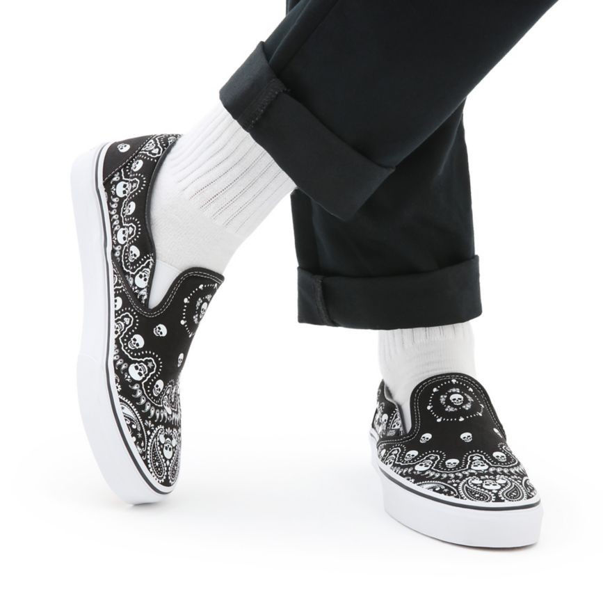 Vans Bandana Classic Slip-On Negras | VN687S9BK08