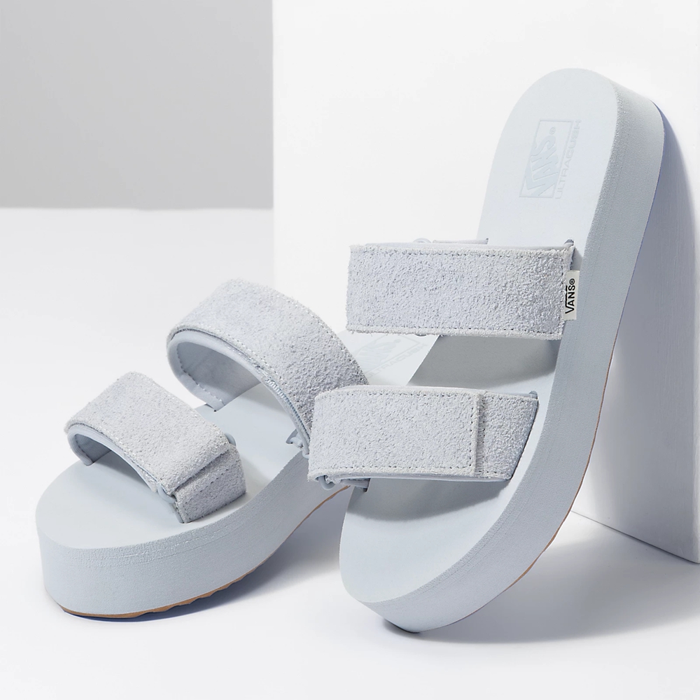 Vans Cayucas Slide Mega Platform Gris | VN447I8QY99