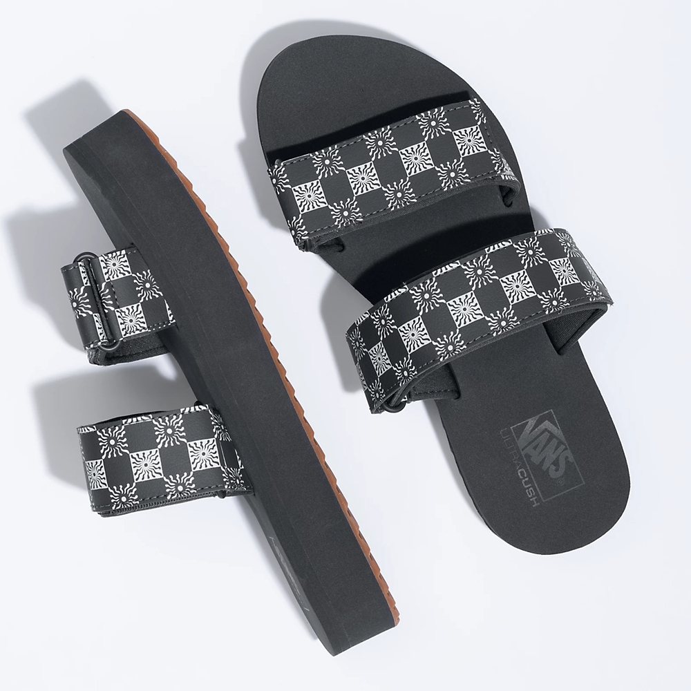 Vans Cayucas Slide Mega Platform Negras | VN063W8YS95