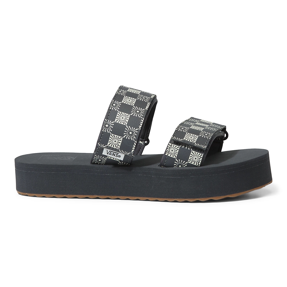 Vans Cayucas Slide Mega Platform Negras | VN063W8YS95