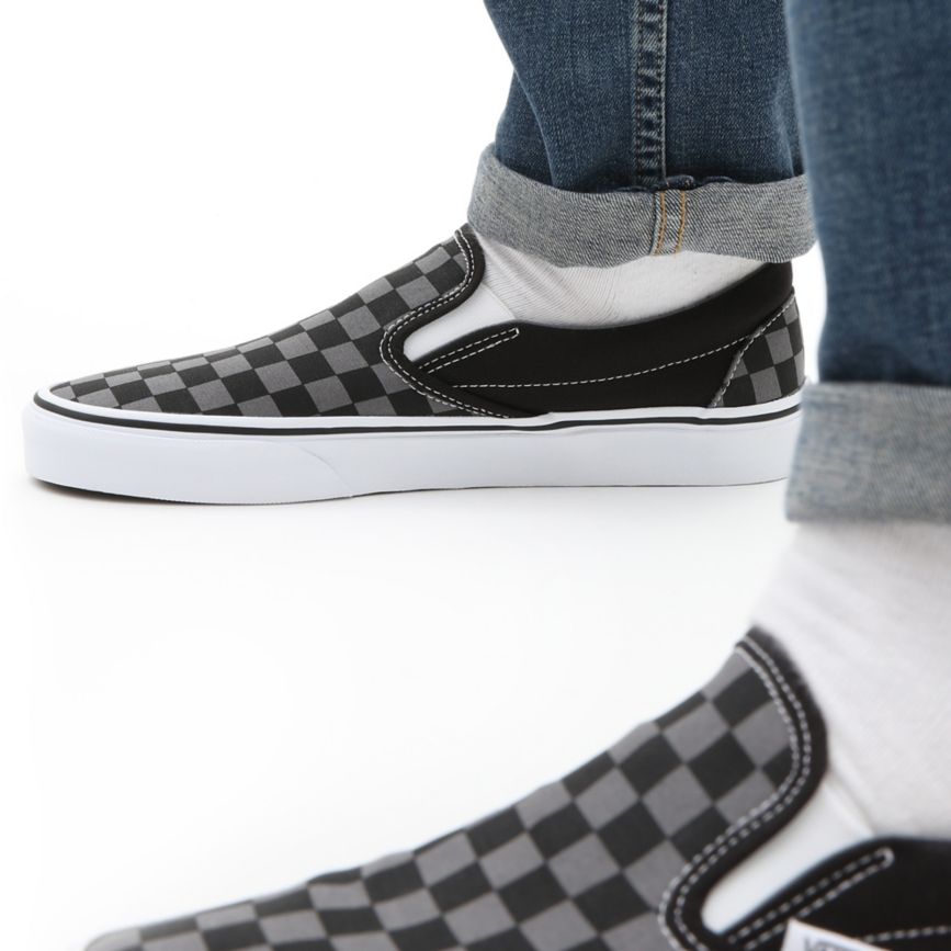 Vans Checkerboard Classic Slip-On Negras | VN764R6VI46