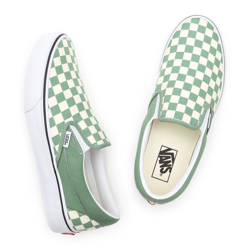 Vans Checkerboard Classic Slip-On Turquesa | VN957I0HL94