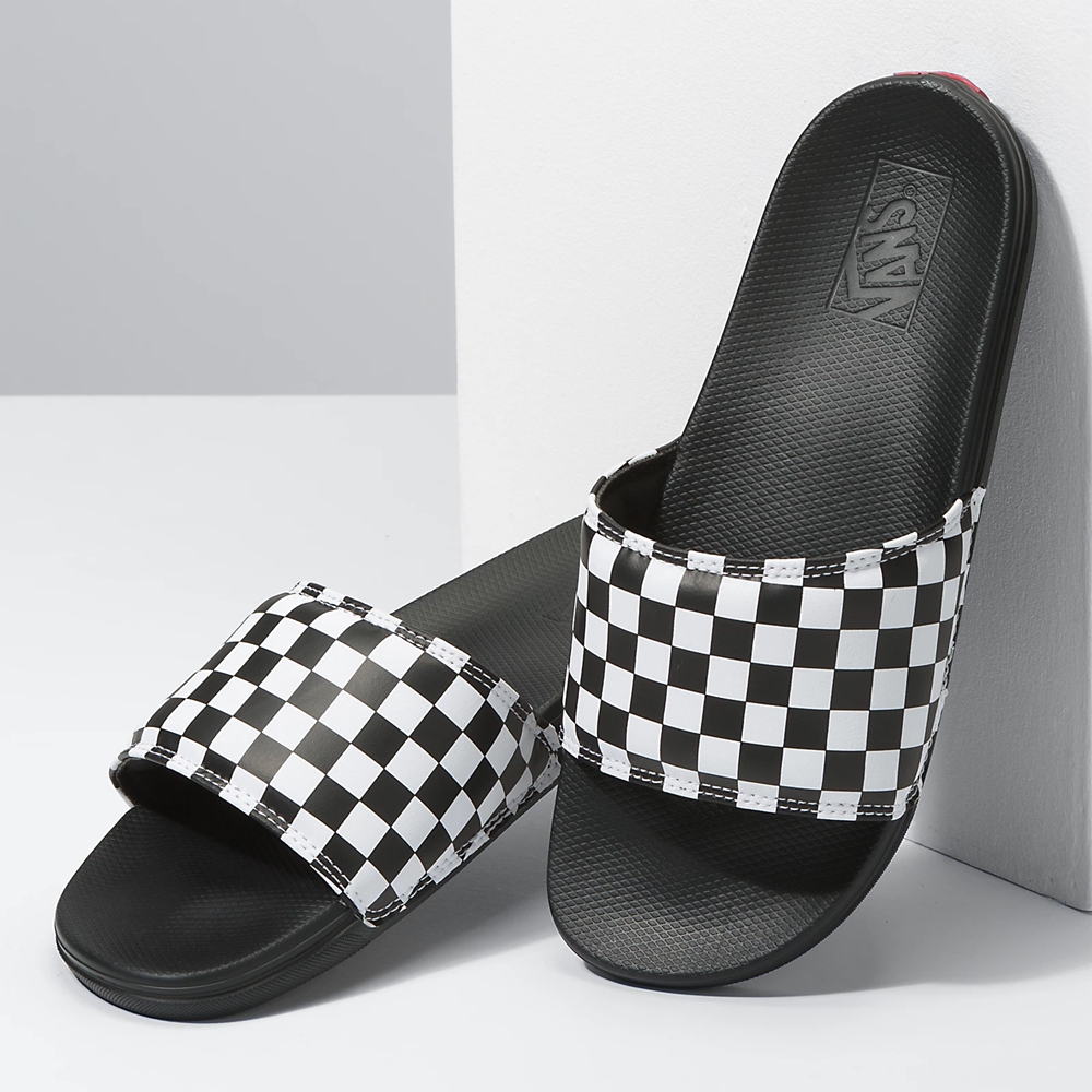 Vans Checkerboard La Costa Slide-On Negras | VN067L4HI62