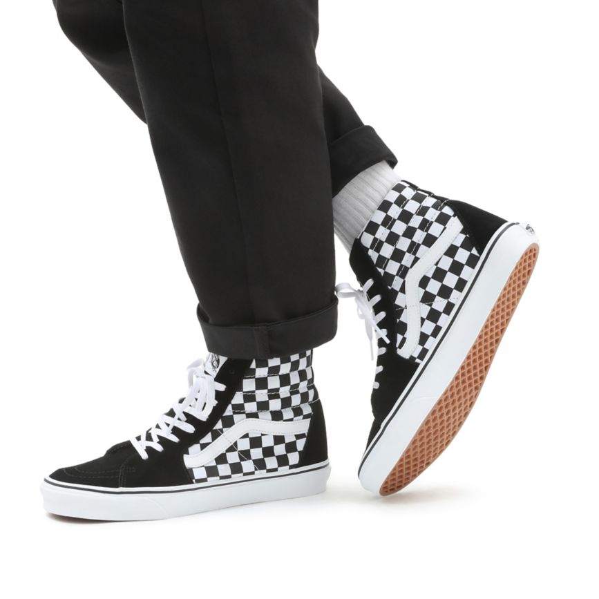 Vans Checkerboard SK8-Hi Negras | VN333Q4HA46