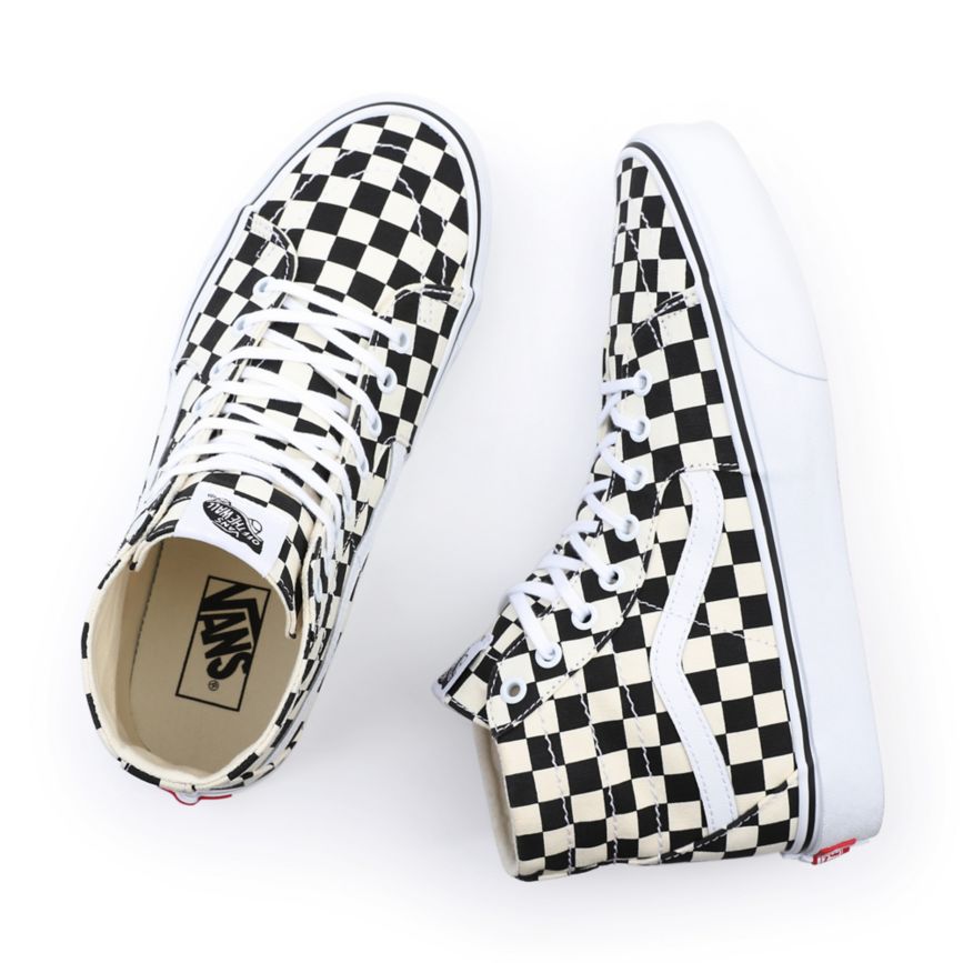 Vans Checkerboard Sk8-Hi Tapered Negras | VN646B3FQ48