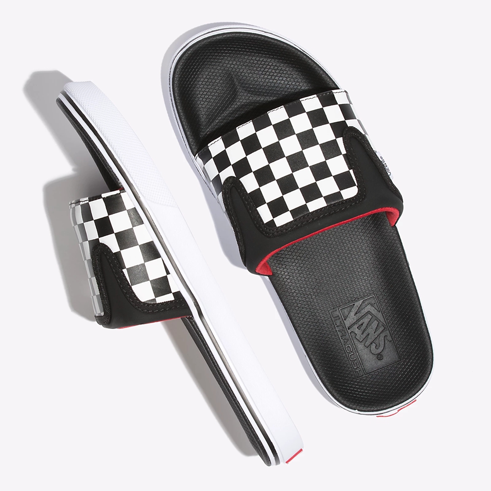 Vans Checkerboard Ultracush Slide-On Negras | VN866R9DT26