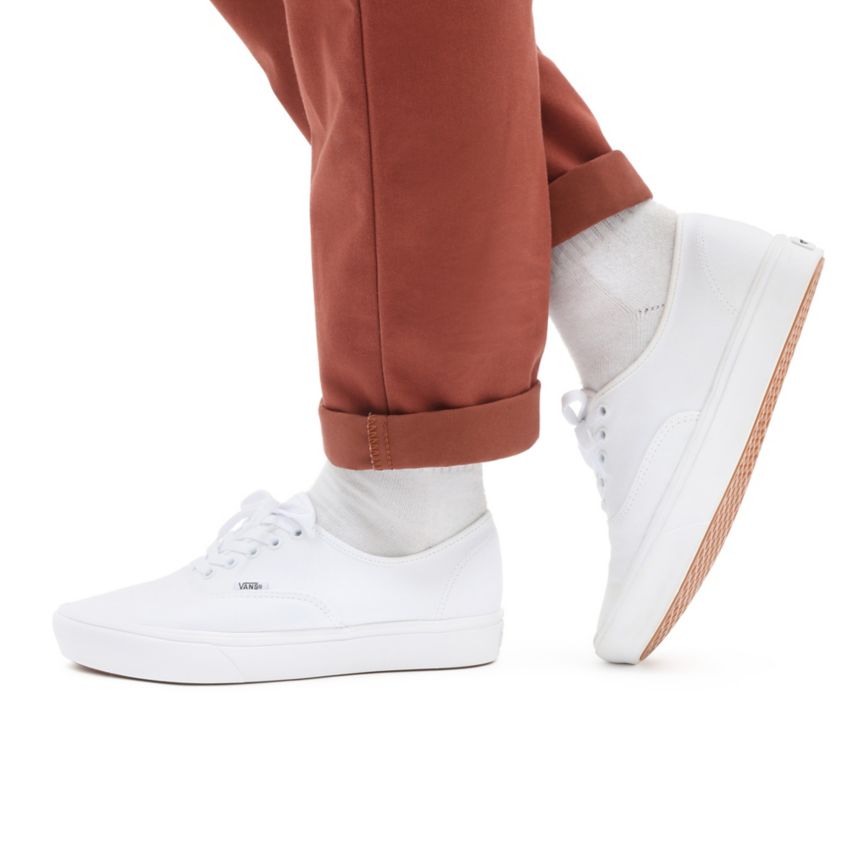 Vans Classic ComfyCush Authentic Blancas | VN717N2GP61