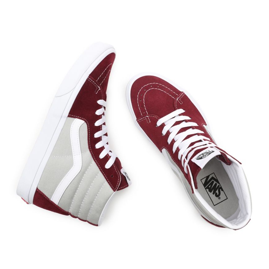 Vans Classic Sport Sk8-Hi Burdeos | VN539T0UI54