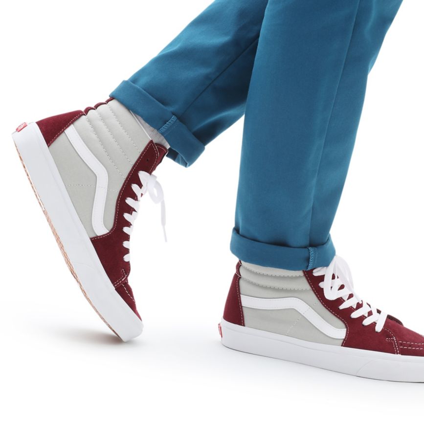 Vans Classic Sport Sk8-Hi Burdeos | VN539T0UI54