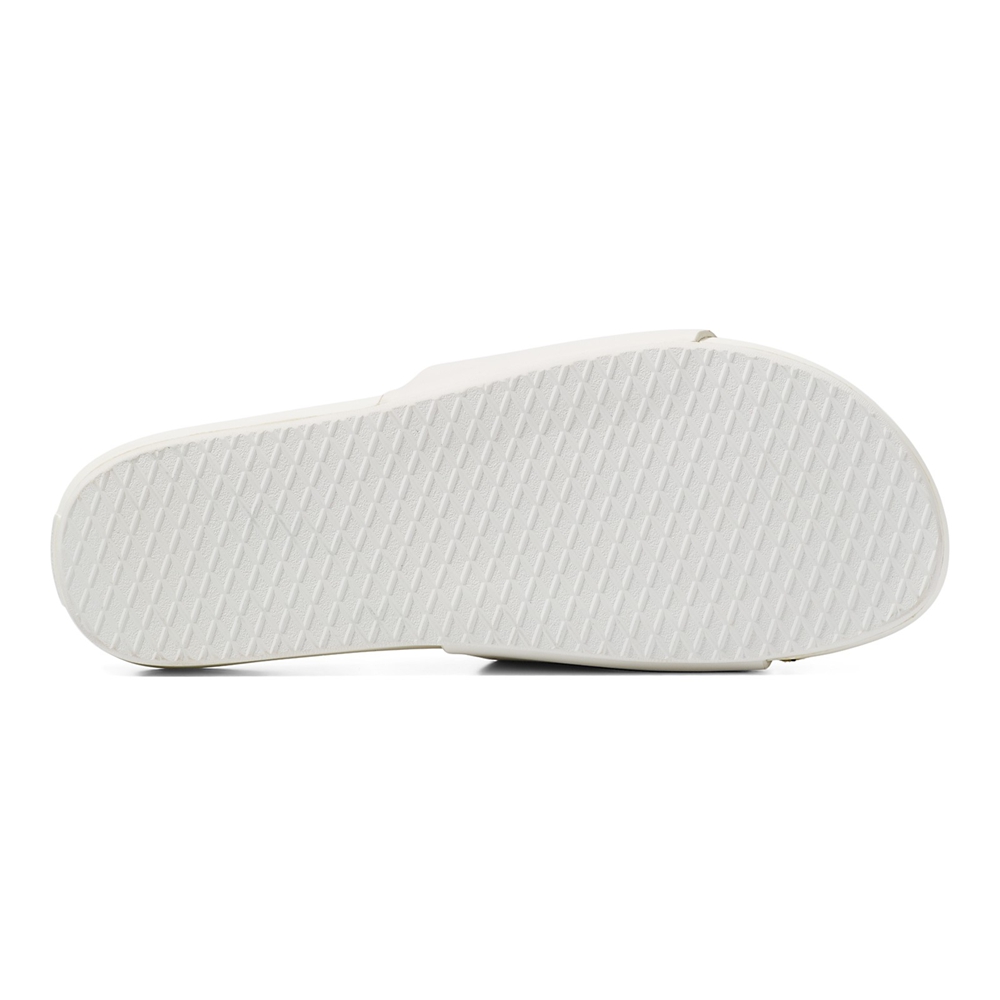 Vans Cuero Decon Slide Blancas | VN732X0HF04