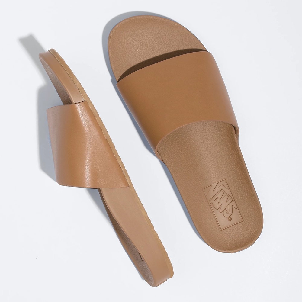 Vans Cuero Decon Slide Marrones | VN040C1ER55