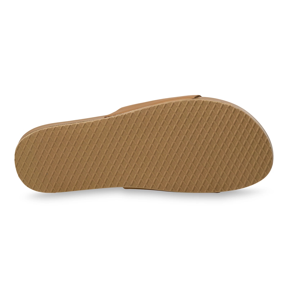 Vans Cuero Decon Slide Marrones | VN040C1ER55