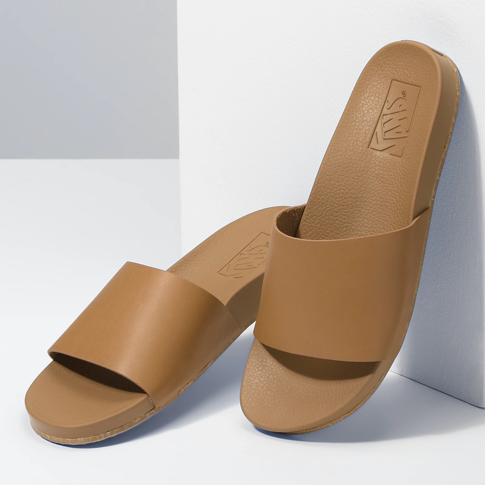 Vans Cuero Decon Slide Marrones | VN105L7GG58