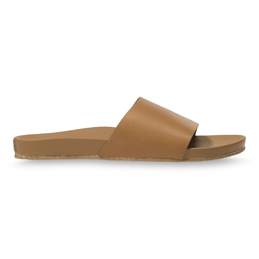 Vans Cuero Decon Slide Marrones | VN105L7GG58