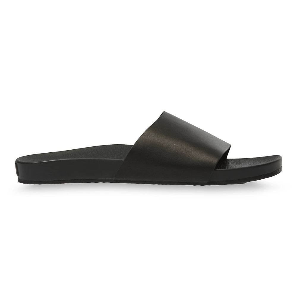 Vans Cuero Decon Slide Negras | VN066E2YI73