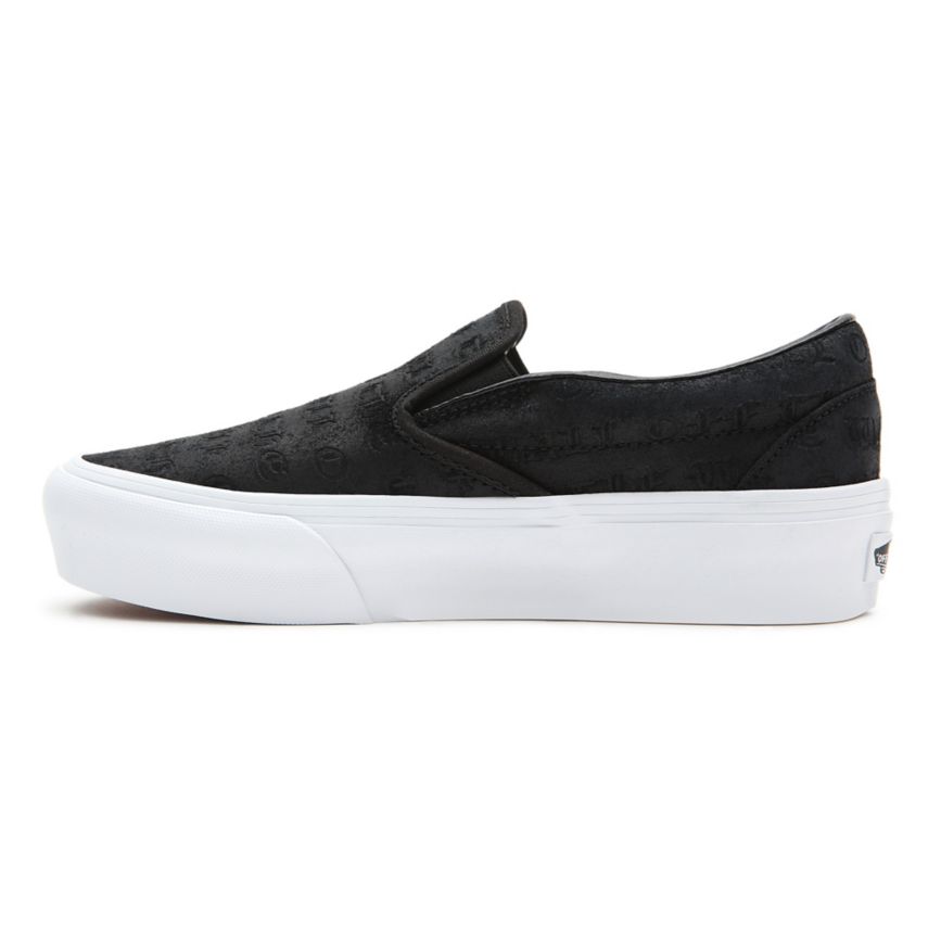 Vans Deboss OTW Classic Slip-On Platform Negras | VN469J5CC33