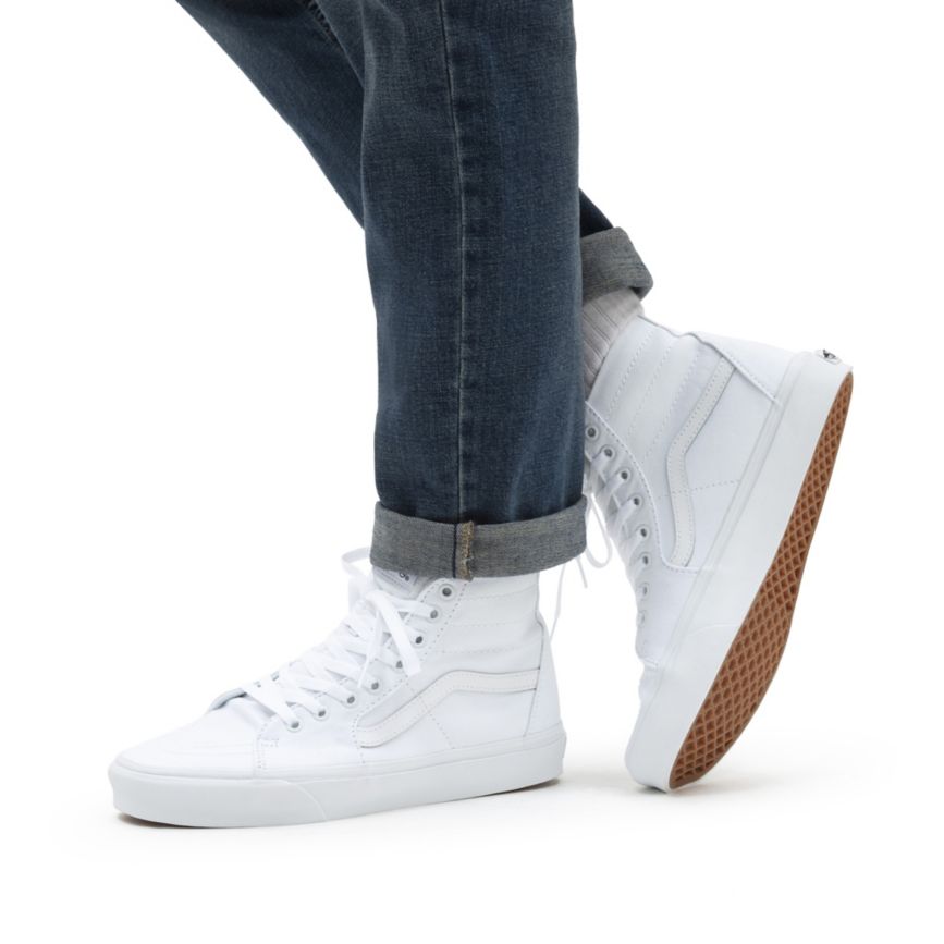 Vans Lona SK8-Hi Tapered Blancas | VN755F1SI56