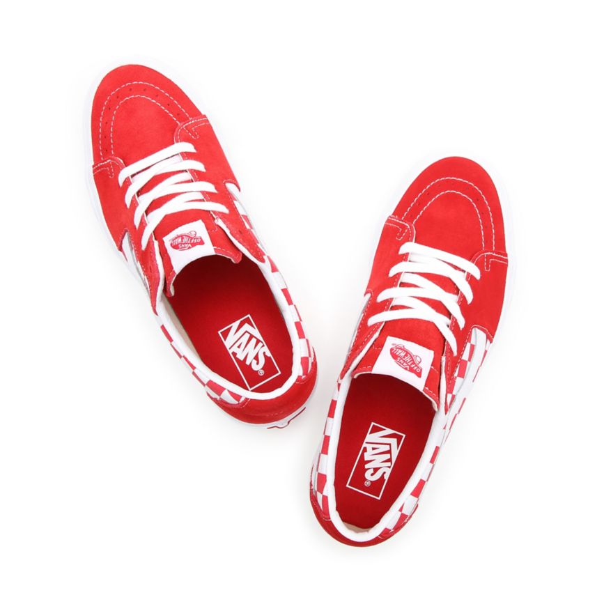 Vans Lona Suede SK8-Low Rojas | VN032L2BV39