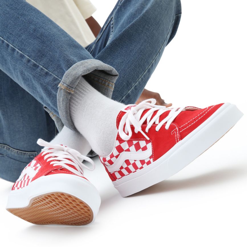 Vans Lona Suede SK8-Low Rojas | VN032L2BV39
