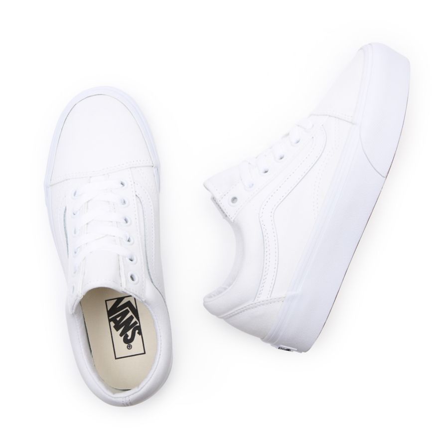 Vans Old Skool Platform Blancas | VN175M5UX57