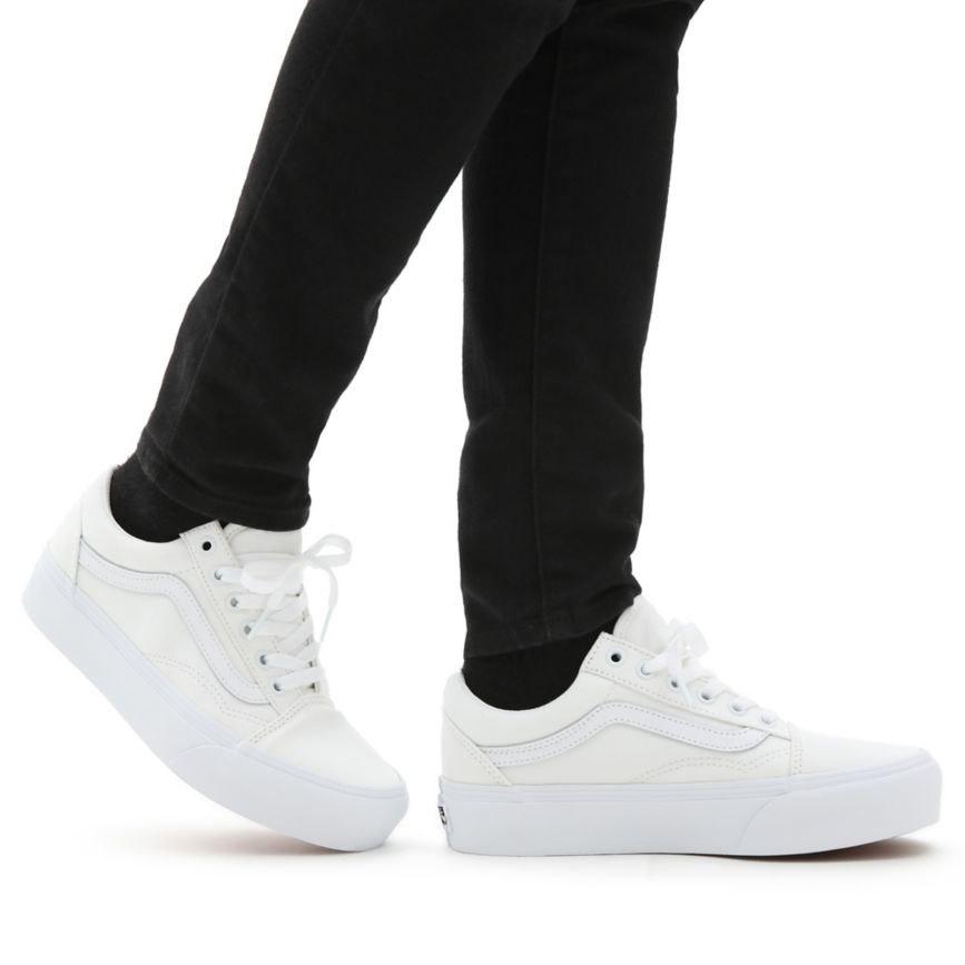 Vans Old Skool Platform Blancas | VN175M5UX57