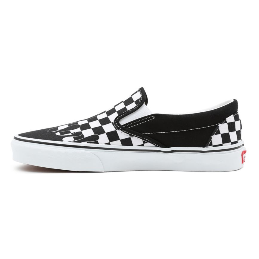 Vans Paint Drip Checkerboard Classic Slip-On Negras | VN321Z5YL92
