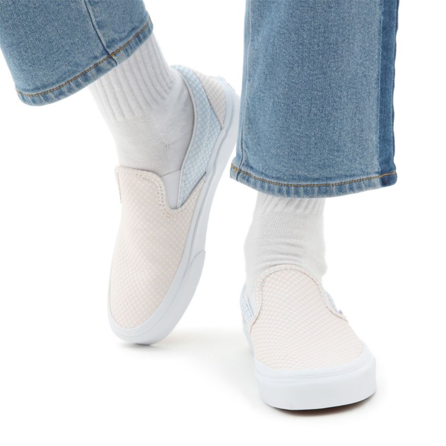 Vans Pastel Checkerboard Classic Slip-On Blancas | VN412N0RJ46
