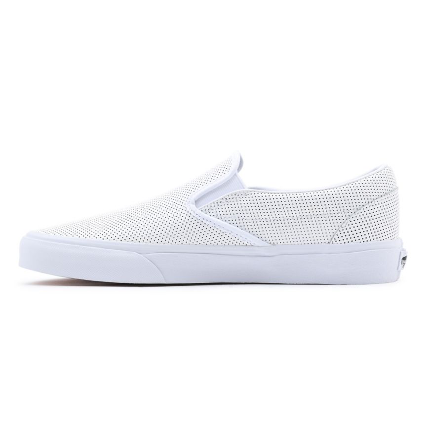 Vans Perf Cuero Classic Slip-On Blancas | VN953H9CS24