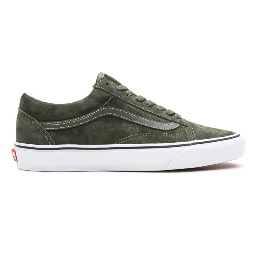 Vans Pig Suede Old Skool Verde Oliva | VN332B7HJ28