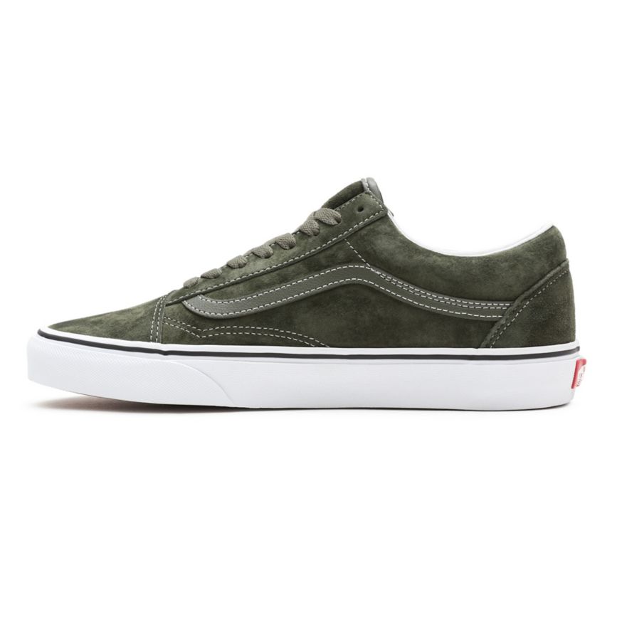 Vans Pig Suede Old Skool Verde Oliva | VN332B7HJ28