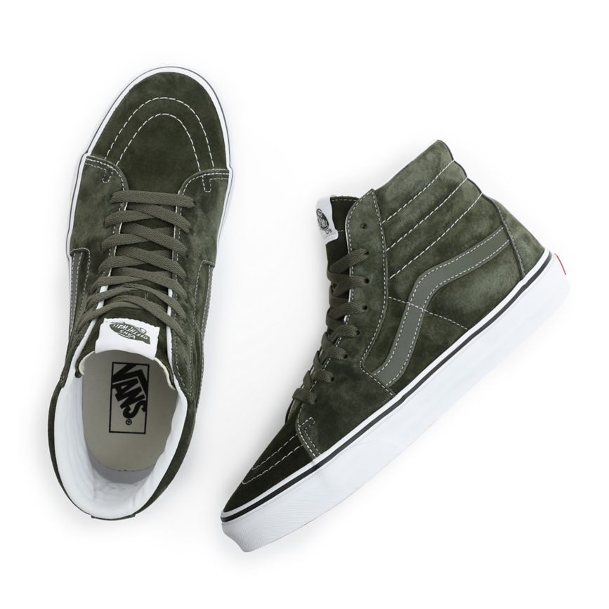 Vans Pig Suede SK8-Hi Verde Oliva | VN715T4ZA92