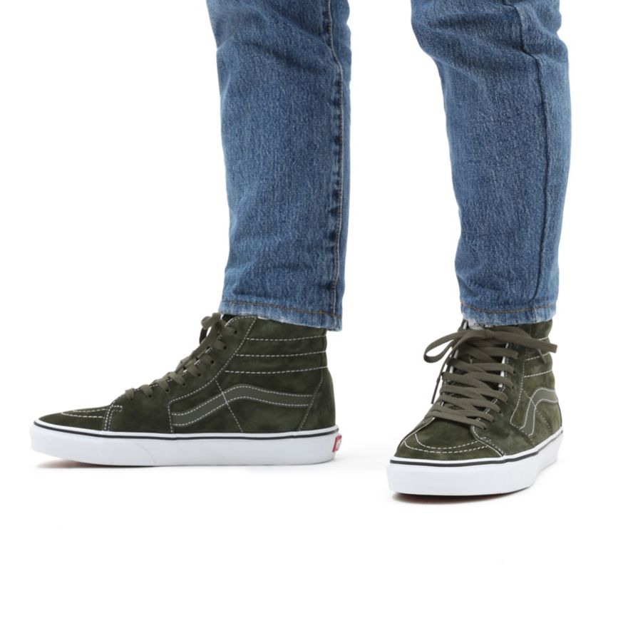 Vans Pig Suede SK8-Hi Verde Oliva | VN715T4ZA92