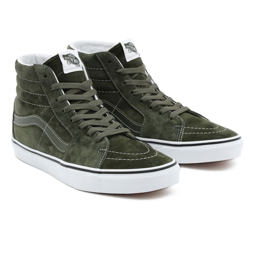Vans Pig Suede SK8-Hi Verde Oliva | VN715T4ZA92
