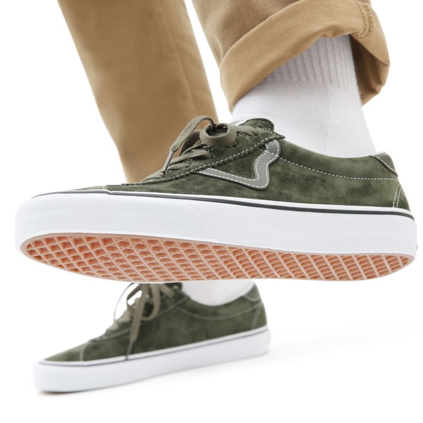 Vans Pig Suede Sport Verde Oliva | VN966J0QW63