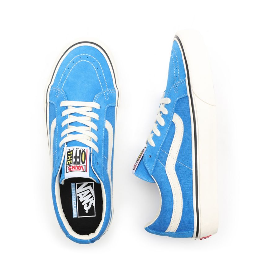 Vans Salt Wash Sk8-Low Reissue SF Azules | VN254J8ER79