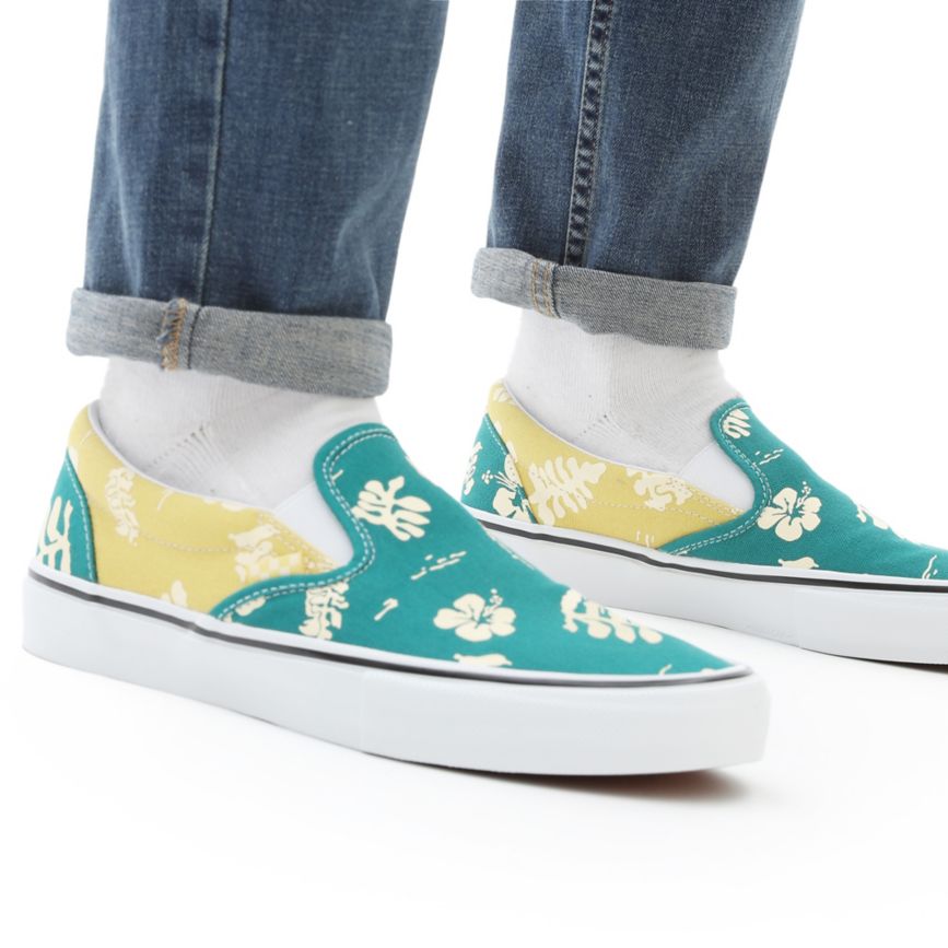 Vans Skate Aloha Slip-On Turquesa | VN630G4HY47