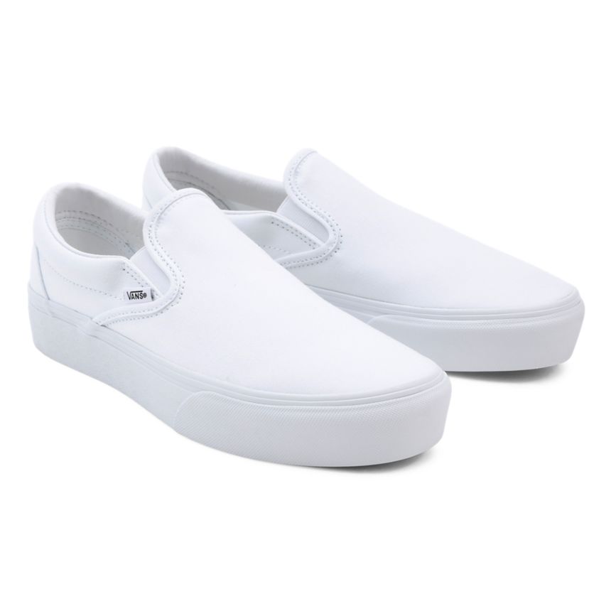 Vans Slip-On Platform Blancas | VN214J5PP25