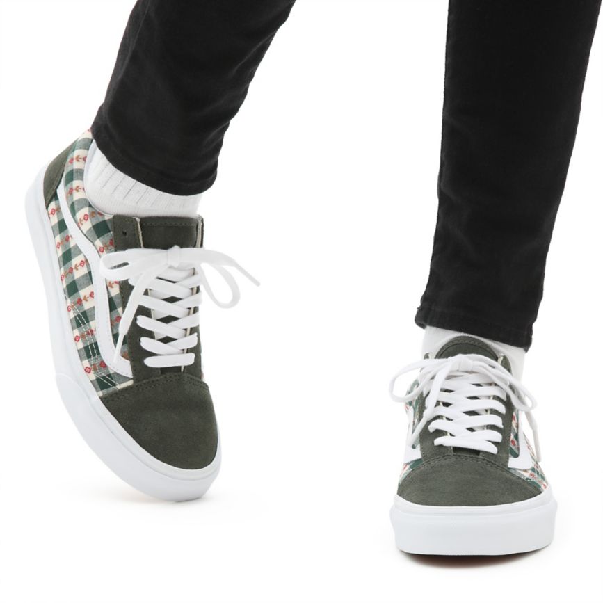 Vans Spring Daze Old Skool Verde Oscuro | VN738Q9FV61
