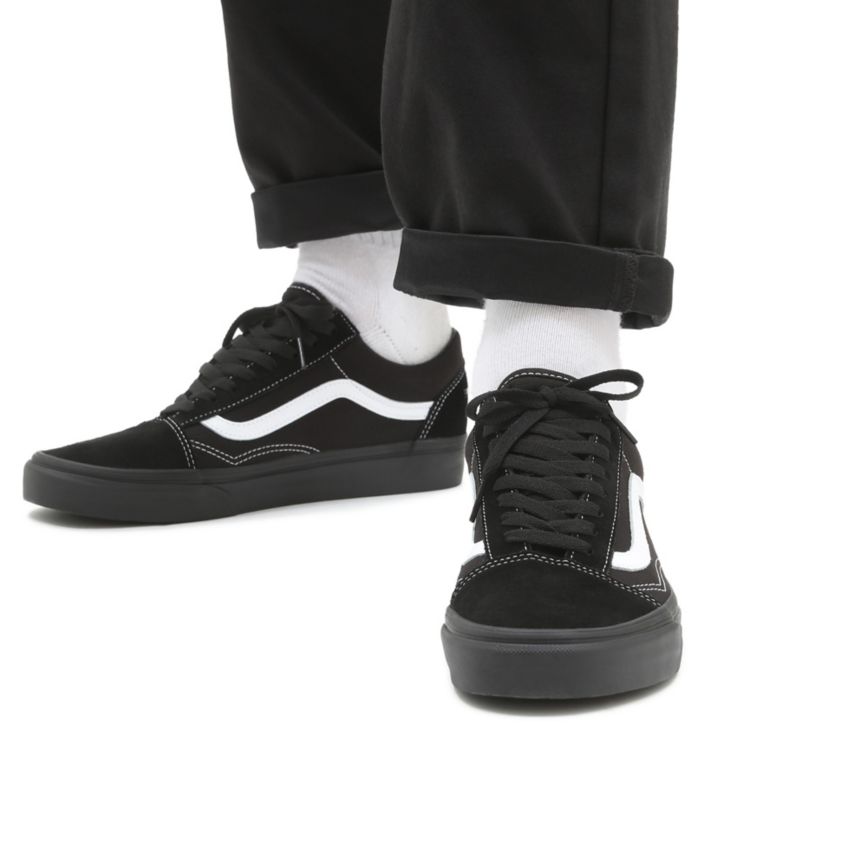 Vans Suede Lona Old Skool Negras | VN737V7AR28