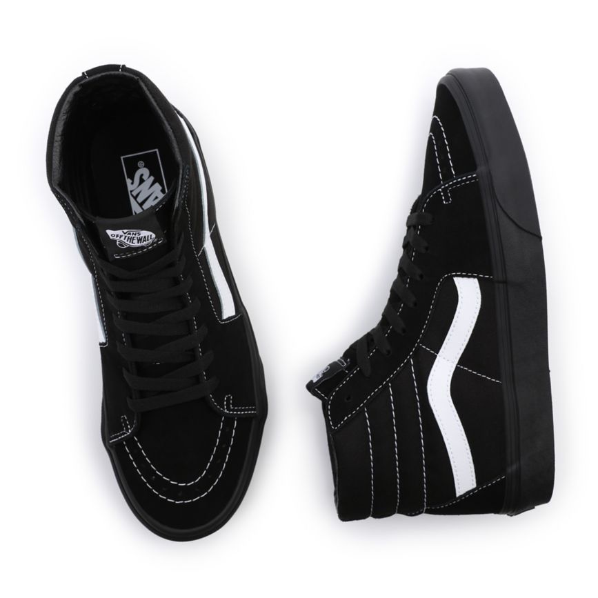 Vans Suede Lona Sk8-Hi Negras | VN710G7WB05