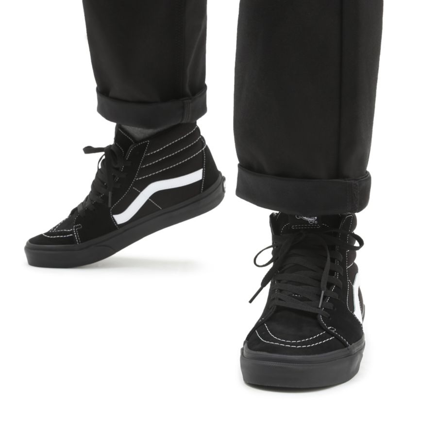 Vans Suede Lona Sk8-Hi Negras | VN710G7WB05