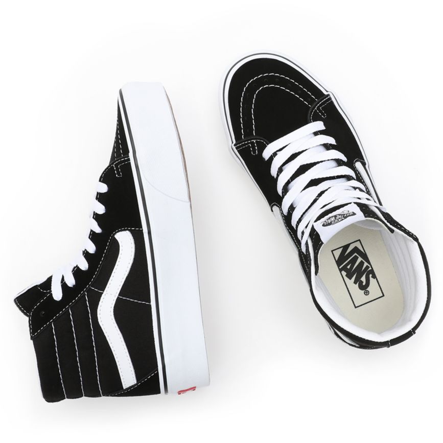 Vans Suede Sk8-Hi Platform 2.0 Negras | VN454D0WW33