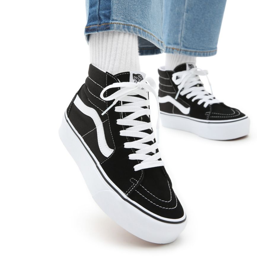 Vans Suede Sk8-Hi Platform 2.0 Negras | VN454D0WW33