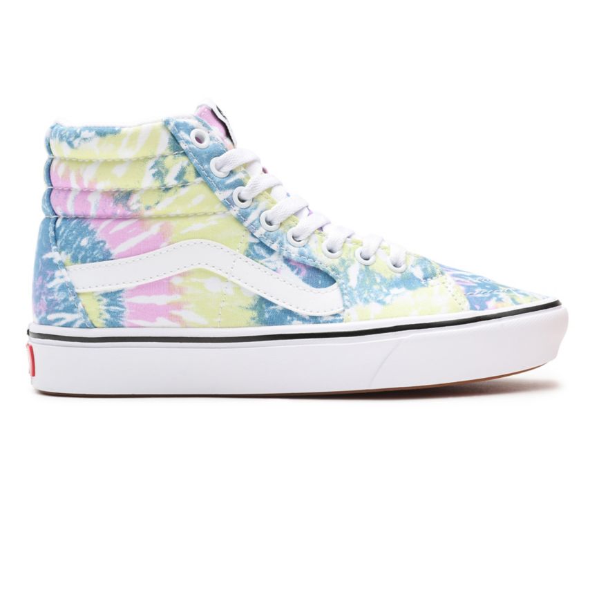 Vans Tie-Dye ComfyCush SK8-Hi Multicolor | VN000E9JM82